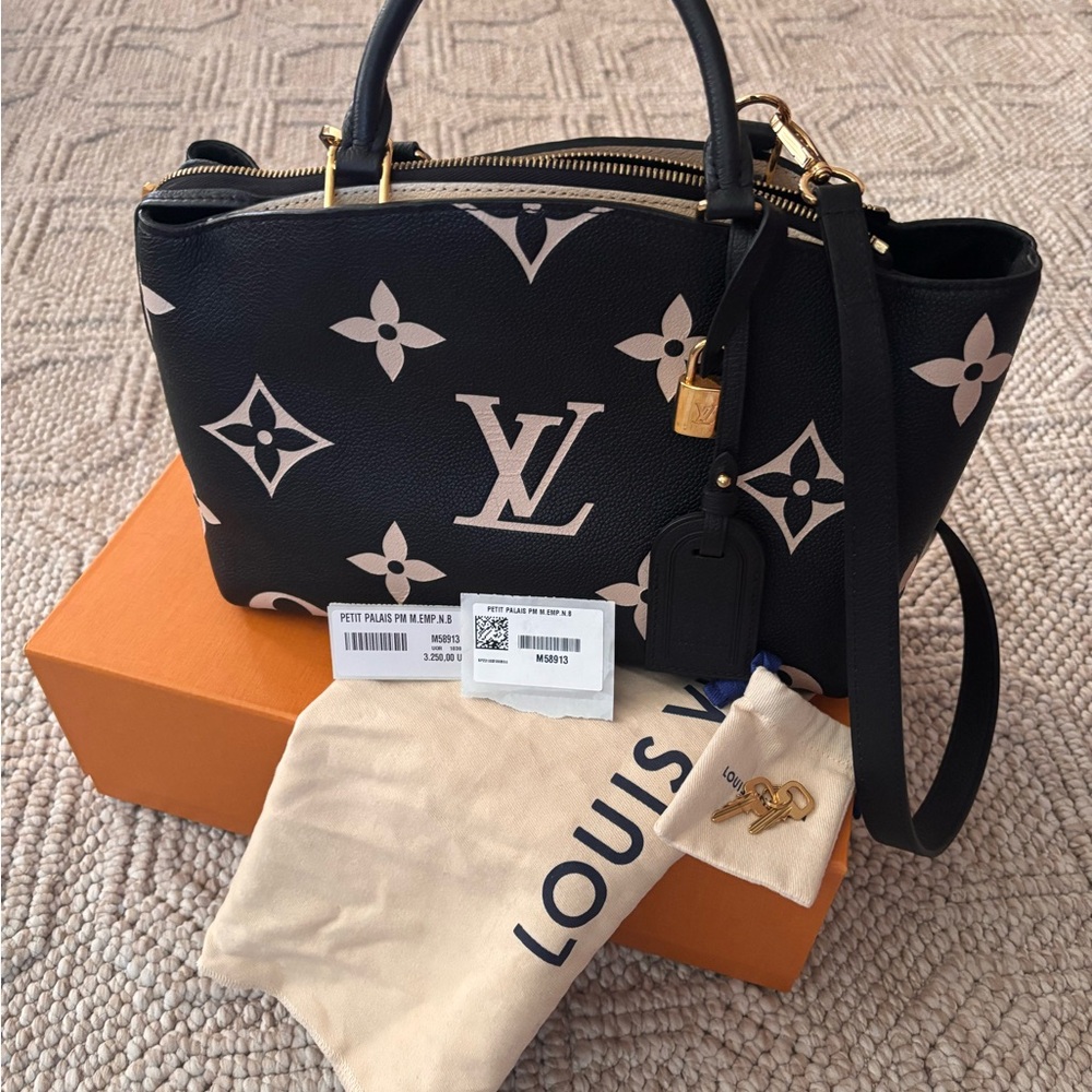 Louis Vuitton EUC Petit Palais Bicolor